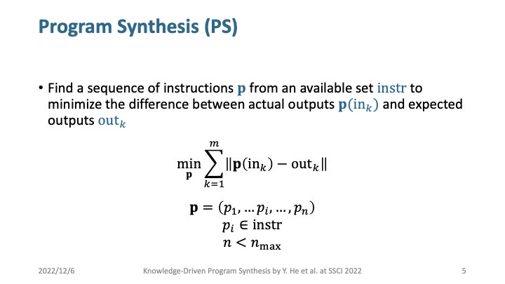 slide of presentation at ssci 2022