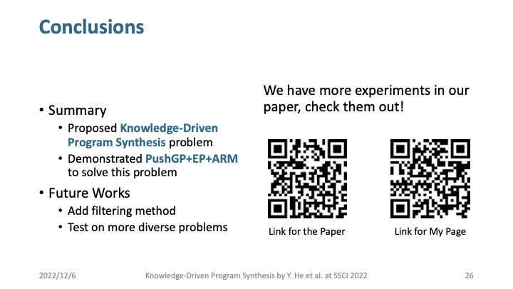 slide of presentation at ssci 2022